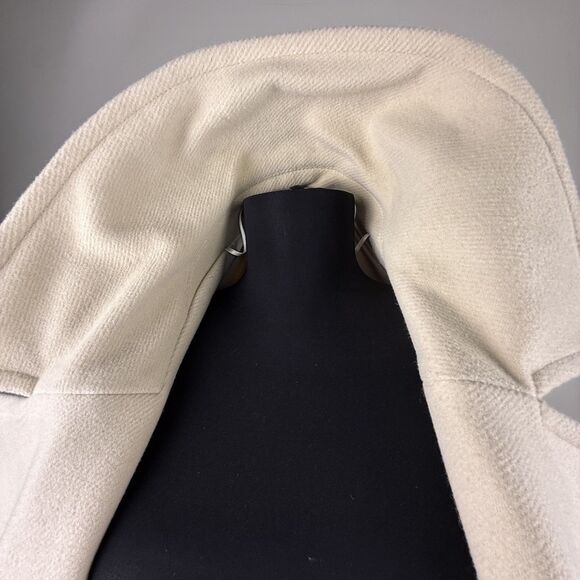 Zara Woman Vanilla Cream Long Double Breasted Overcoat - Picture 13 of 16